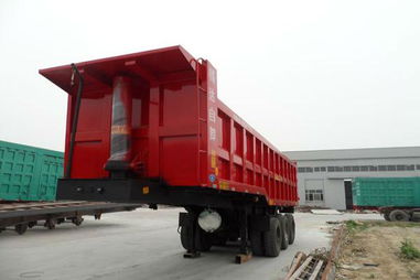 2014年5月 二手后翻定做全新半掛車廠家直銷，價(jià)格面議，二手包銷售